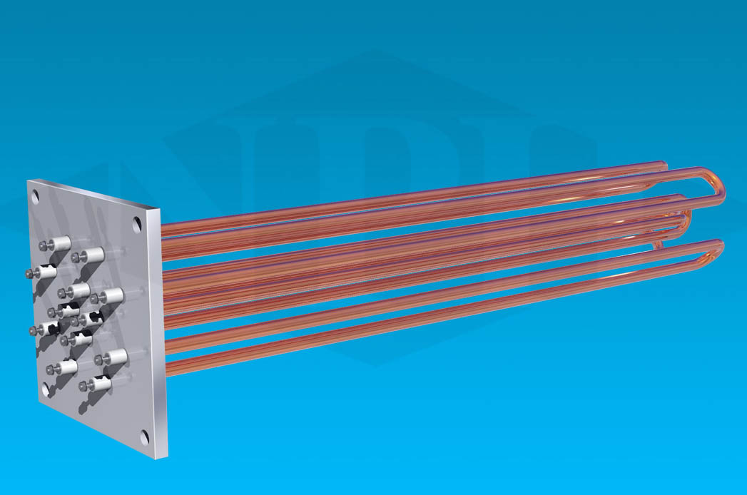 Non Ansi Flanges-Boiler and Thermolator Immersion - Square Flange-Available in Various Diameters-6 Elements Non Ansi Flanges-Boiler and Thermolator Immersion - Square Flange-Available in Various Diameters-6 Elements